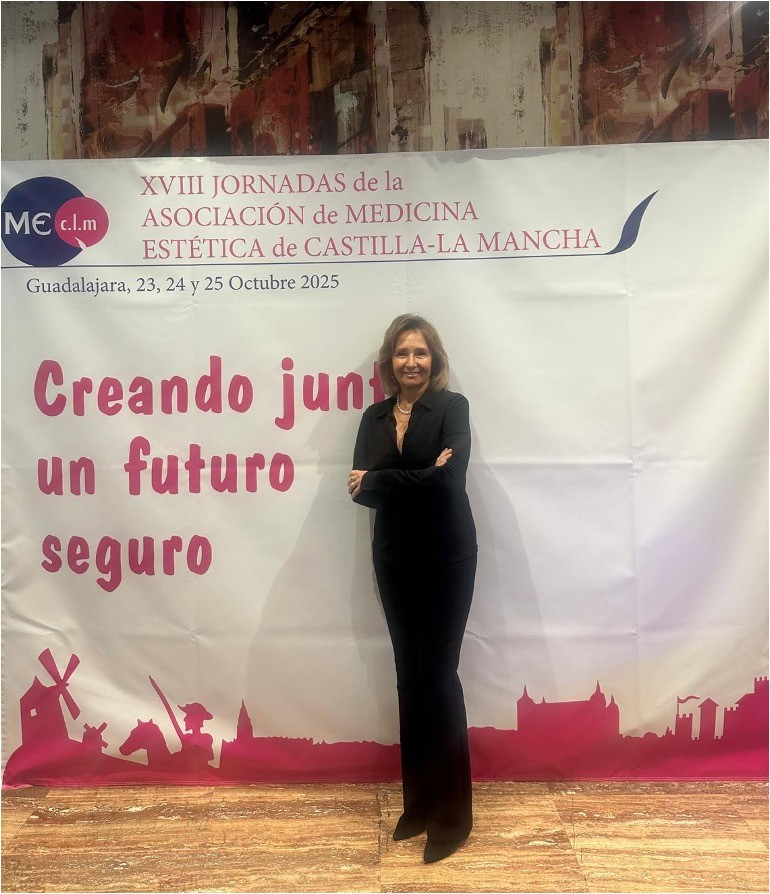 La dra. Rosa Pulgar asiste a las XVIII Jornadas de la Asociación de Medicina Estética de Castilla la Mancha